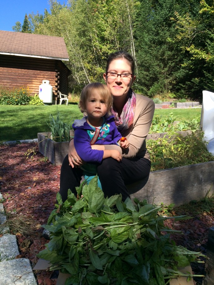 Me and my garden helper