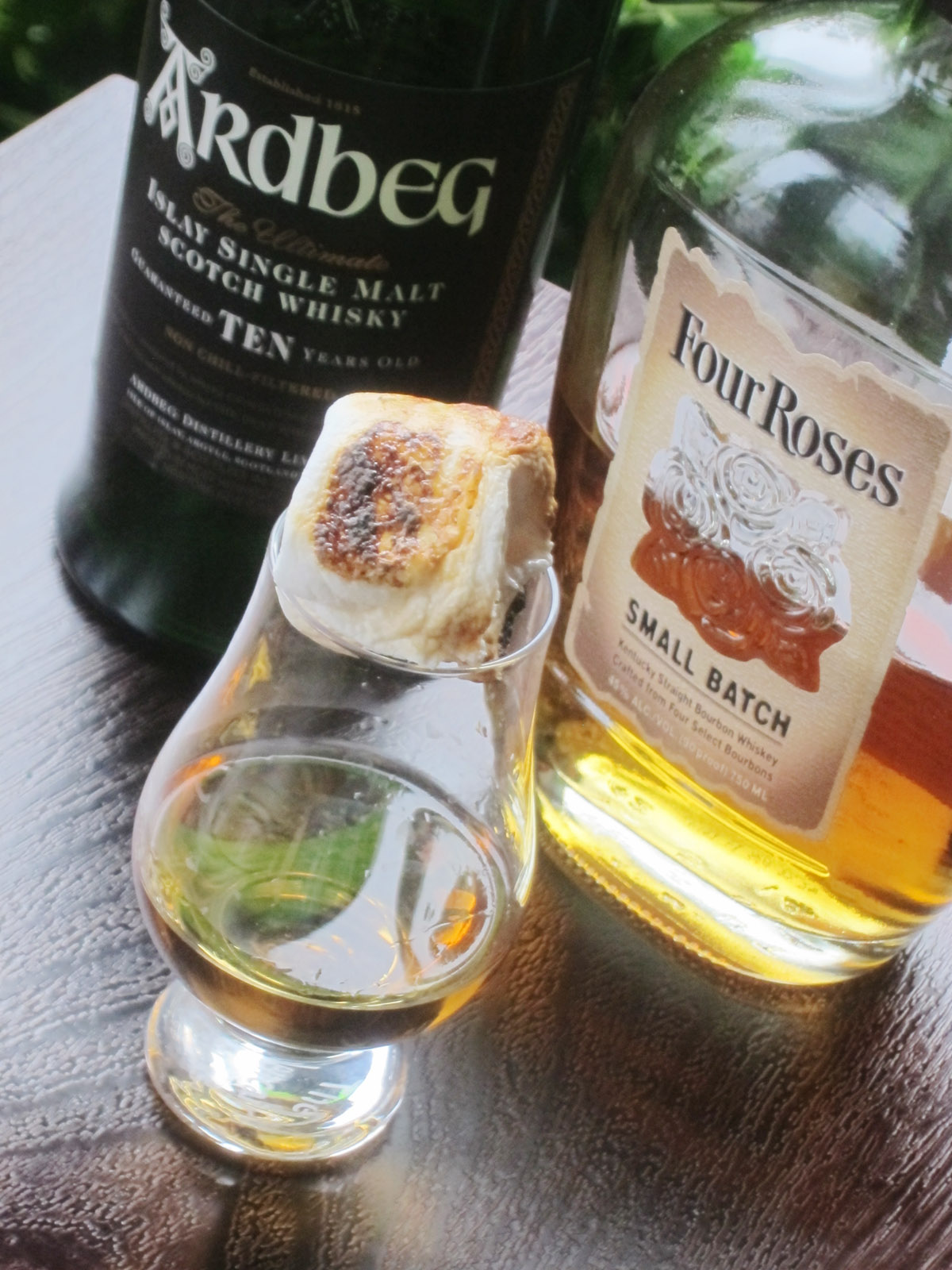 Photo: Toasted Marshmallaw Paired With Whisky Bourbon Ardbeg