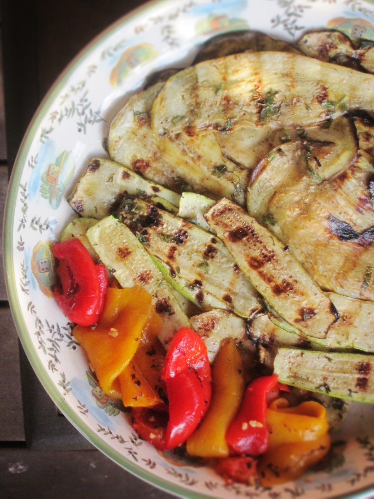 Perfectly Grilled Summer Vegetables With Sherry Vinegar and Honey Marinade (above)